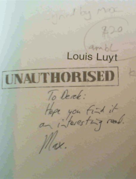 Image for Louis Luyt: Unauthorised