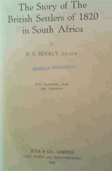 The Story of the British Settlers of 1820 in South Africa Image for The Story of the British Settlers of 1820 in South Africa