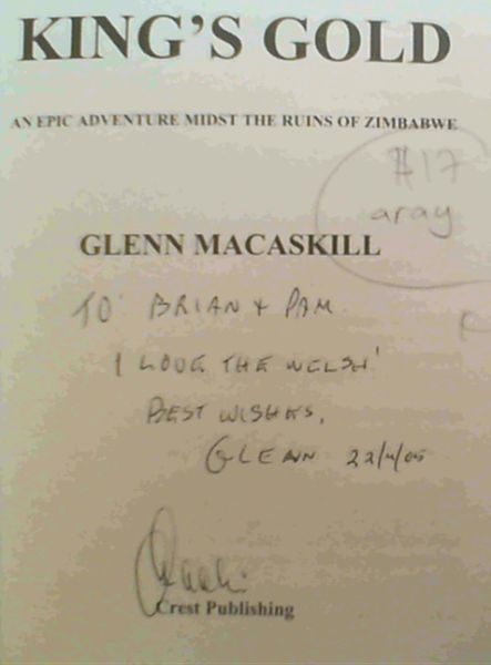 Image for King's Gold : An Epic Adventure Midst the Ruins of Zimbabwe