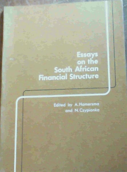 Image for Essays on the South African Financial Structure