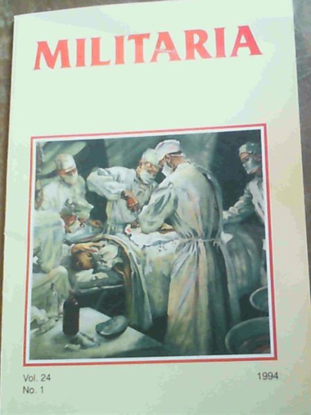 Image for Militaria - Militer-Historiese Tydskrif van die SAW / Military History Journal of the SADF Vol. 24 No. 1 1994