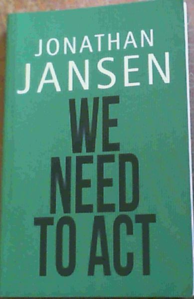 Image for We Need to Act