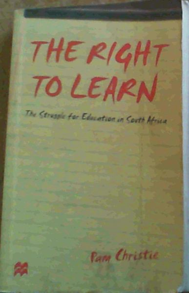 Image for The Right to Learn