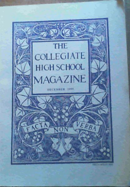 Image for The Collegiate High School Magazine - December 1995