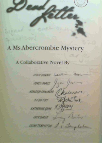Image for Dead Letter; A Ms Abercrombie Mystery