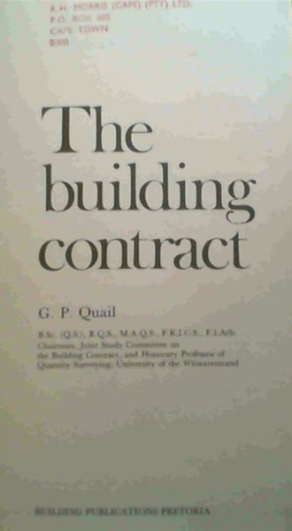Image for The Building Contract