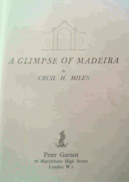 Image for A Glimpse of Madeira