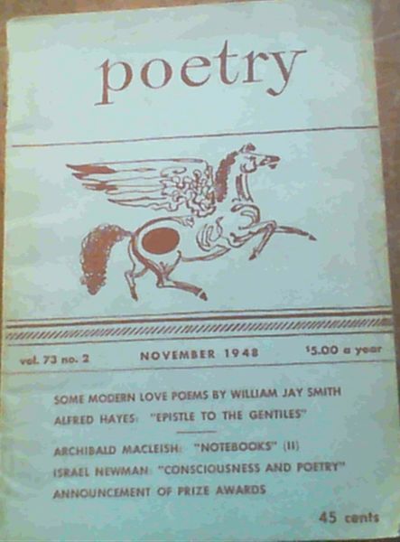 Image for Poetry : Vol 73 no. 2 November 1948