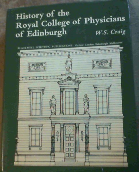 Image for History of the Royal College of Physicians of Edinburgh