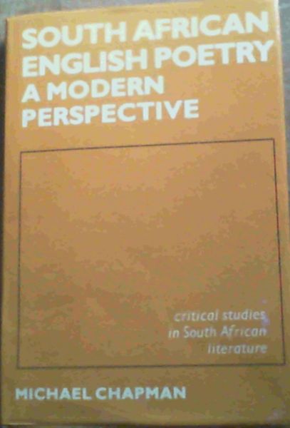 Image for South African English poetry: A modern perspective (Human Sciences Research Council publication series No. 83)