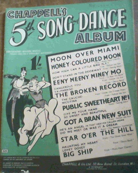 Image for Chappell's 5th Song & Dance Album - containing: words, music, tonic sol-fa & ukulele accompt.