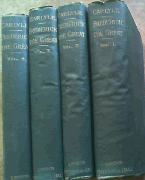 Image for History of Friedrich II of Prussia, called Frederick the Great - 4 vols (incomplete).
