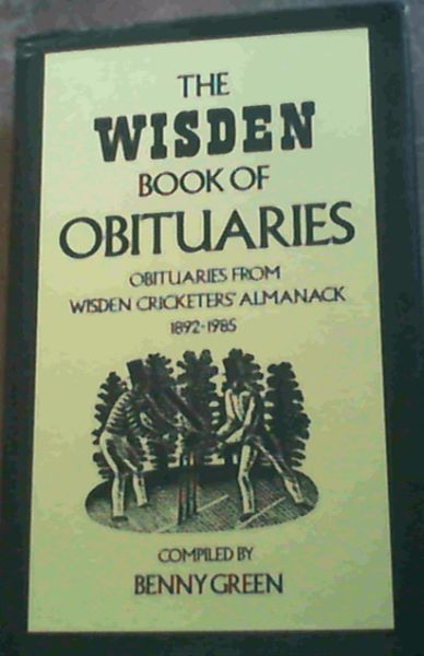 Image for Wisden Book of Obituaries