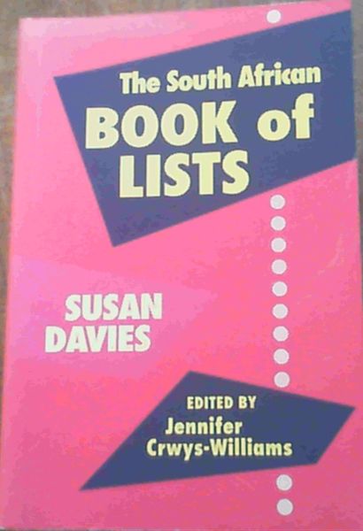Image for The South African book of lists