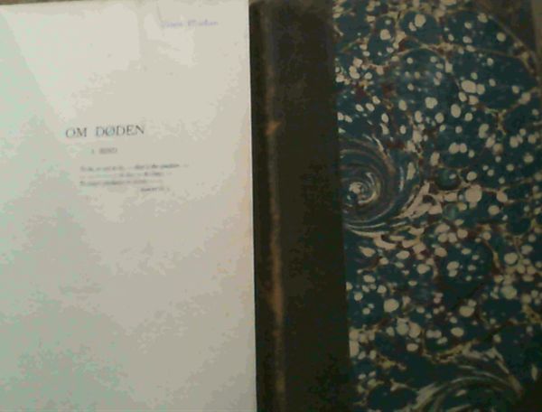 Image for Om Dode - en almenfattelig fremstilling - 2 Volumes (complete set)