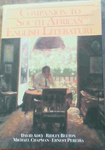 Image for Companion to South African English Literature