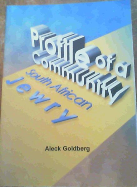 Image for Profile of a Community: South African Jewry