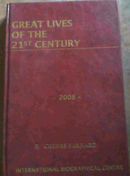 Image for Great Lives of the 21st Century 2008