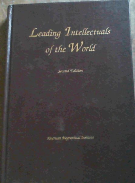 Image for Leading Intellectuals of the World