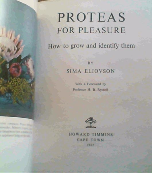 Image for Proteas For Pleasure; How to grow and identify them