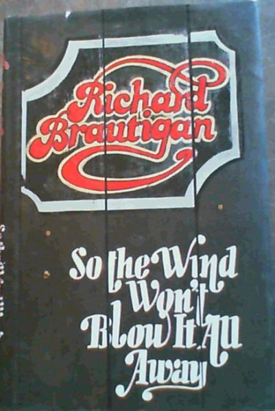 Image for So the Wind Won't Blow it all Away