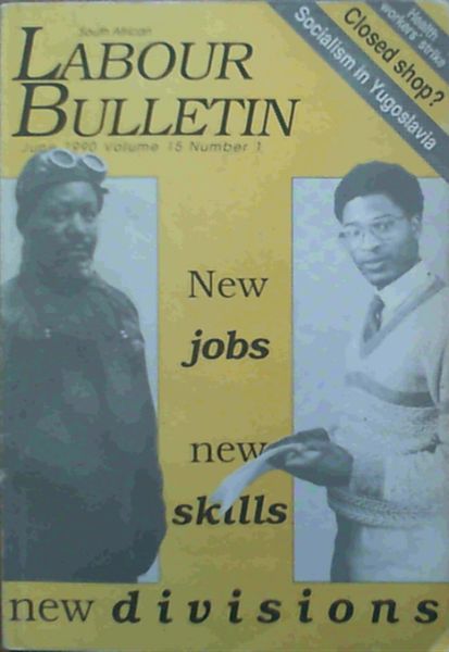 Image for South African Bulletin June 1990 Volume 15 Number 1