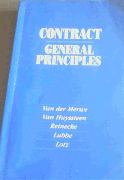 Image for Contract - General Principles