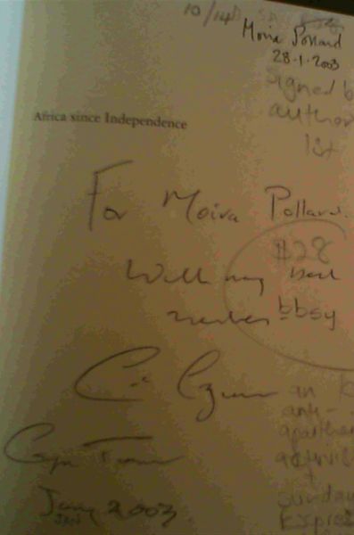 Legum, Colin; .. Africa since Independence