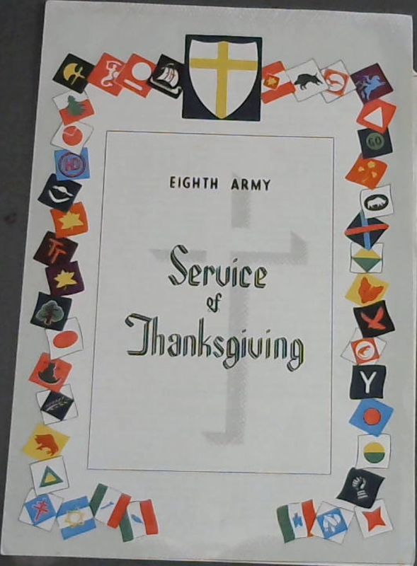 Image for Eighth Army : Service of Thanksgiving (Service Sheet)