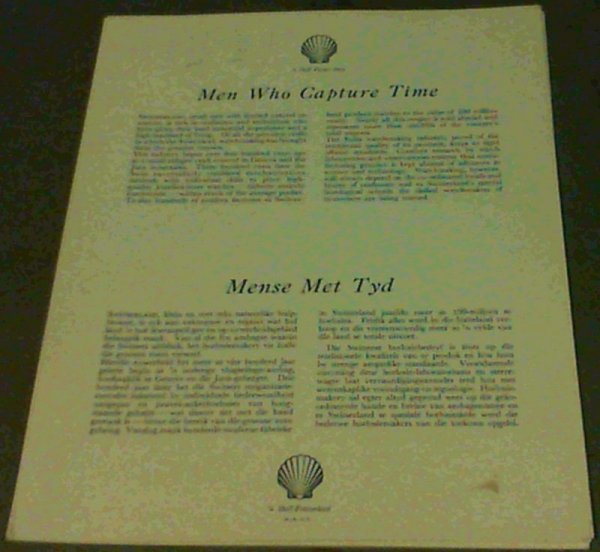 Image for Men Who Capture Time / Mense Met Tyd - A Shell Picture Story