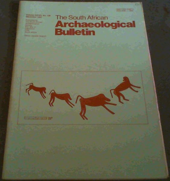 Image for The South African Archaeological Bulletin Vol. XXXVII No. 136 - December 1982