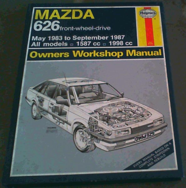 Mazda 626 Owners Workshop Manual  front- wheel- drive (Service & repair manuals)