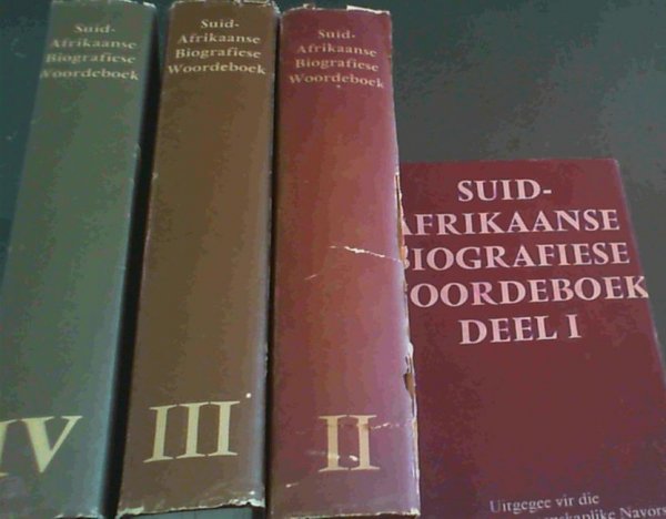 Image for Suid-Afrikaanse Biografiese Woordeboek - 4 Volumes