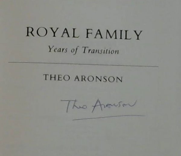 Aronson, Theo .. Royal Family, Years of Transition