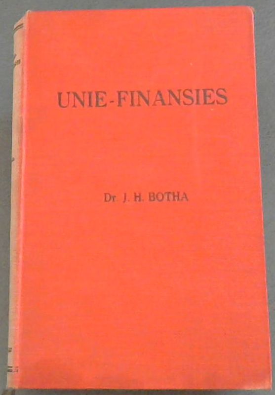 Image for Unie-Finansies - 'n Kritiese Ontleding