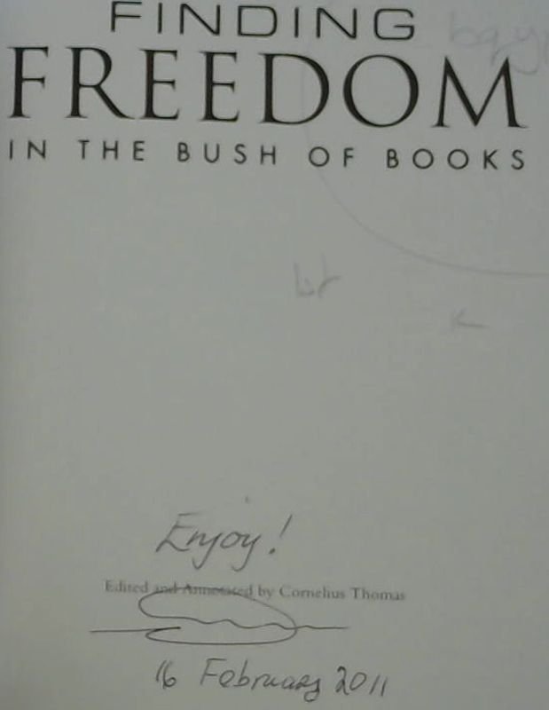 Image for Finding Freedom in the Bush of Books: The UWC Experience and Spirit