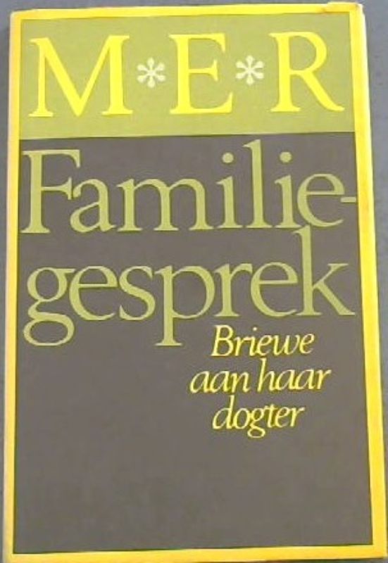 Image for Familiegesprek: Briewe aan haar dogter (Afrikaans Edition)