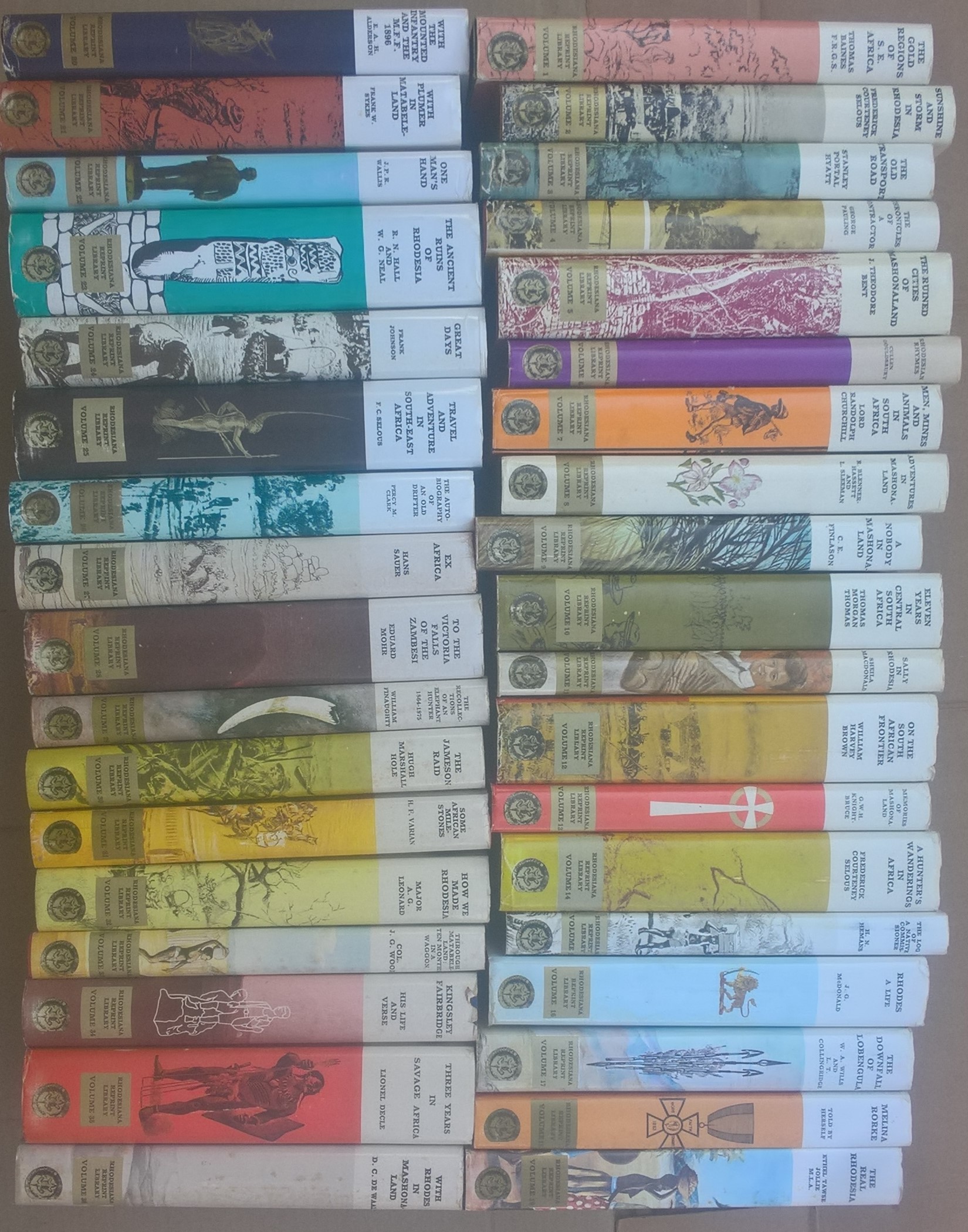 Image for Rhodesiana Reprint Library Gold Series- Full Set