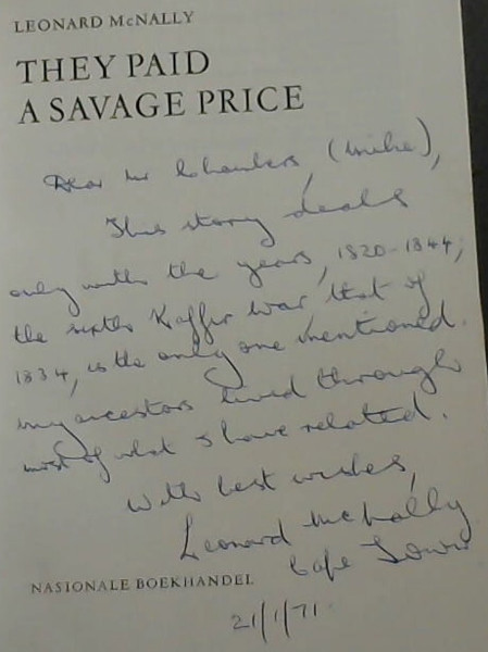 Image for They Paid a Savage Price