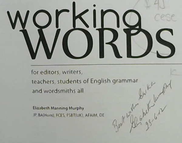Murphy, Elizabeth Manning .. Working Words