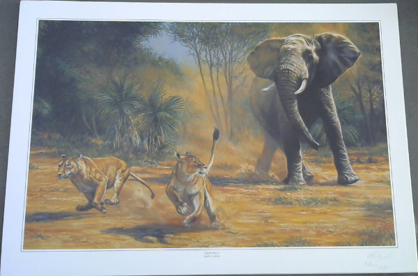 Image for Wild Life Prints : Mark Coetzee : "Sunset Sortie", "Hightailing It"- Limited