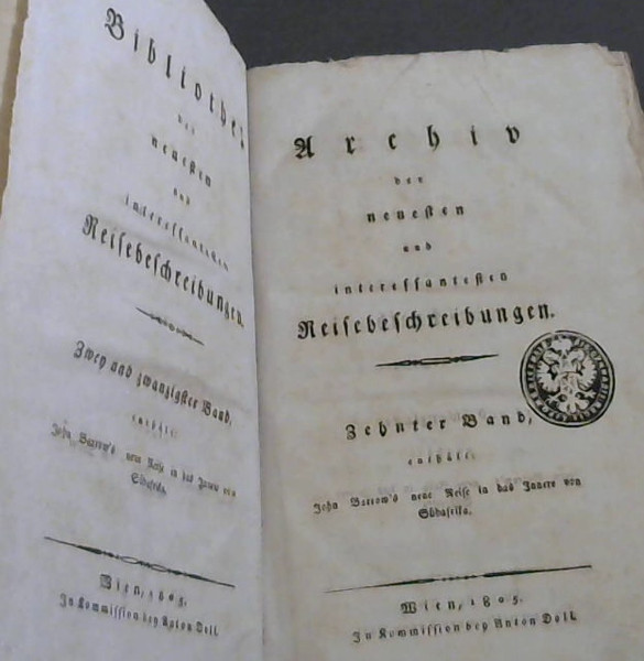 Image for John Barrow's, Esqs. ebemahligen Sekret??rs des Grafen Macartney, Uber-Rechnungsrathes auf dem Vorgebirge der guten hoffnung und Sekret??rs des General-Lieutenants, Franz Dundas, w??hrend dessen dasiger Regierung, neue Reise in das Innere von S? 1/4 dafrika - nebst Robert Semple's Beschreibung der Capstadt un Schilderung seiner Einwohner.