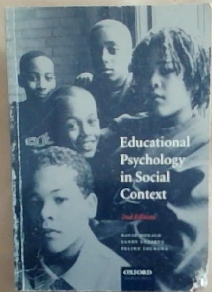 EDUCATIONAL PSYCHOLOGY IN SOCIAL CONTEXT ECOSYSTEMIC APPLICATIONS IN SOUTHERN AFRICA PDF visual data 3