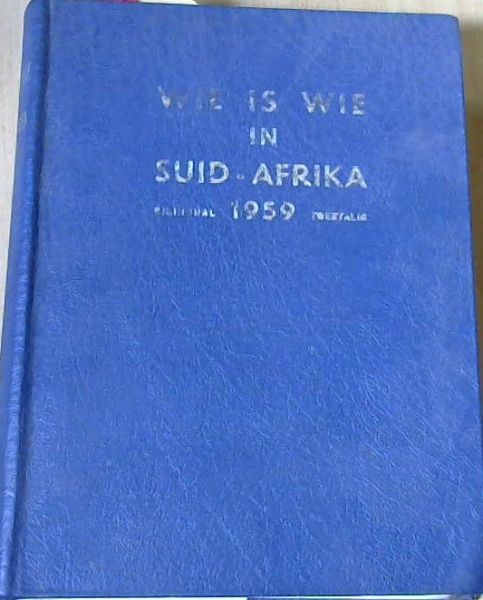 Jooste, Neil .. Wie Is Wie In Suid-Africa 1959 - Picture 1 of 3