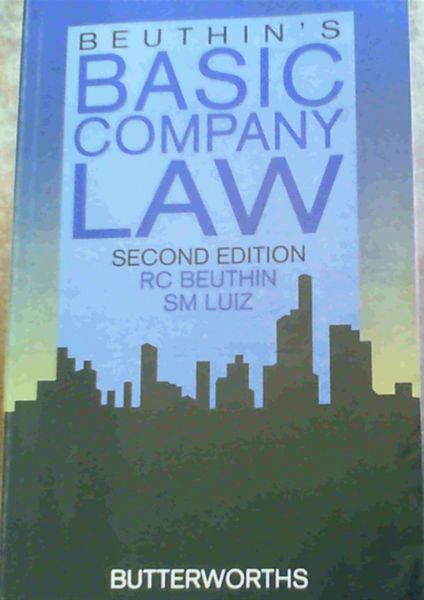 Image for Beuthin's Basic Company Law