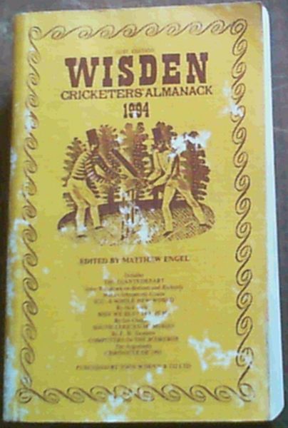 Engel, Matthew .. Wisden Cricketers' Almanack 1994