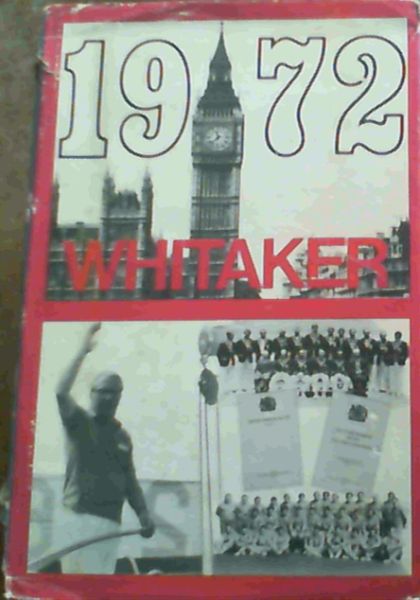 Whitaker, Joseph .. An Almanack for the Year of Our Lord 1972
