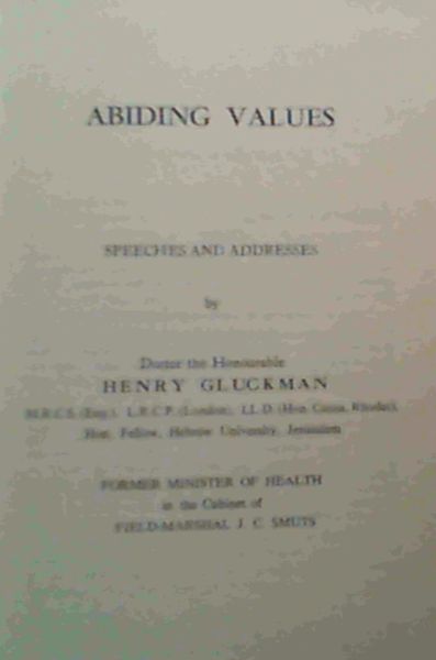 Image for Abiding Values
