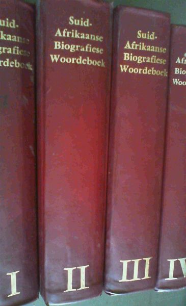 Image for Suid-Afrikaanse Biografiese Woordeboek - 4 Volumes