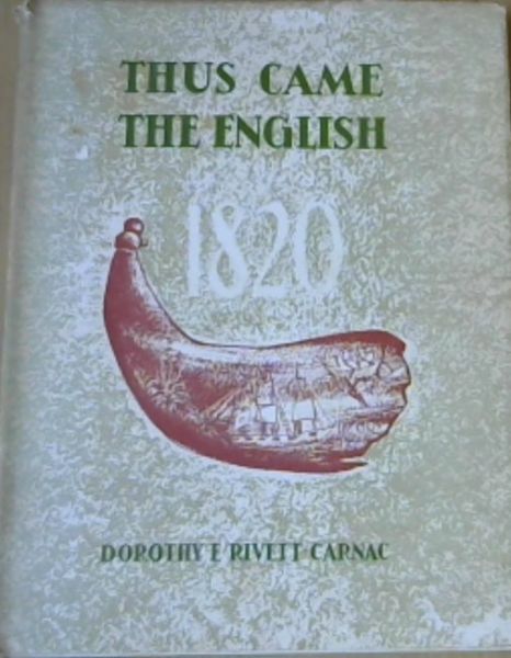 Image for Thus Came The English in 1820